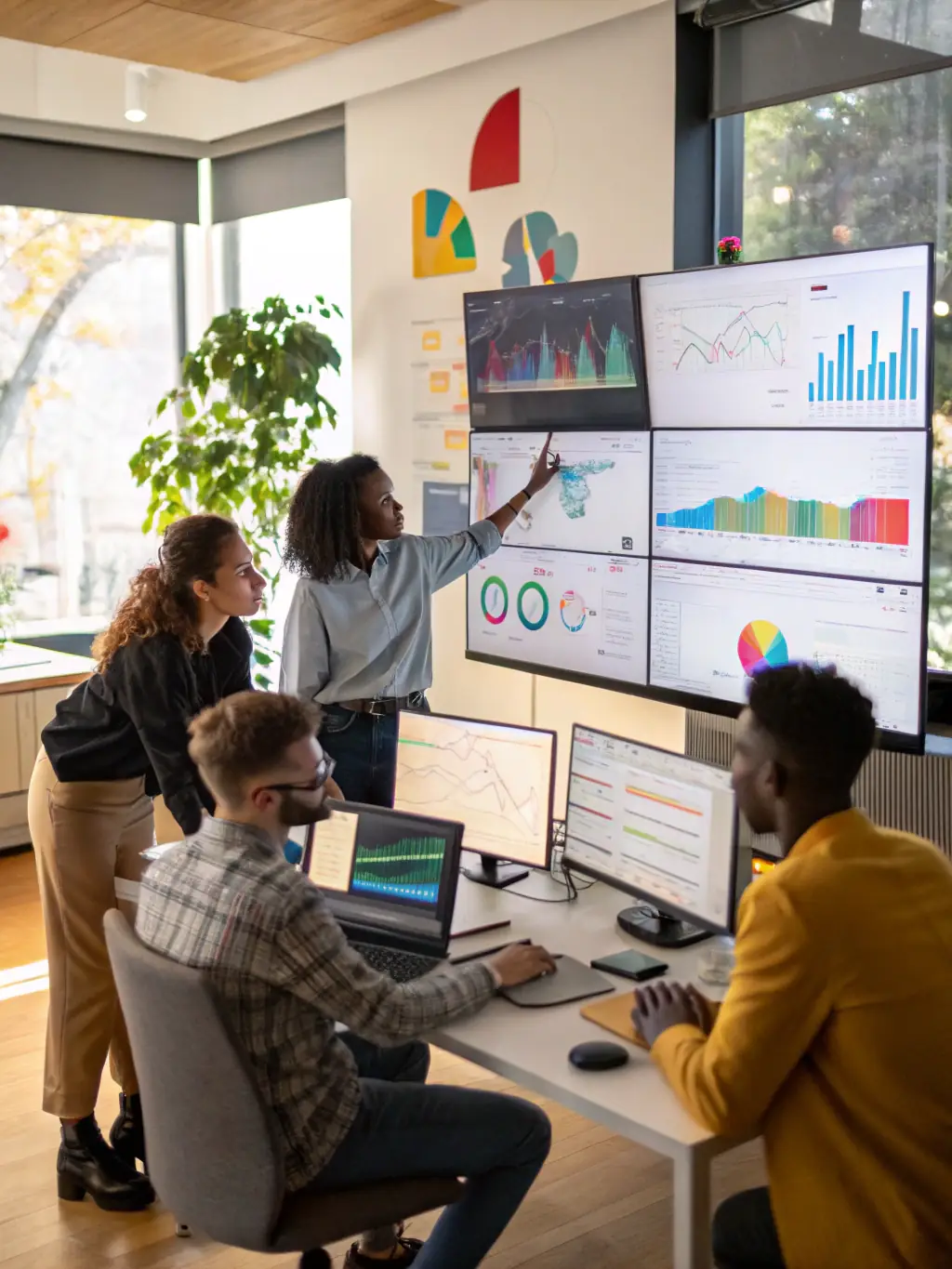 The Pixby Agency team is launching a new Google Ads campaign, carefully monitoring its initial performance and making real-time adjustments to optimize results. The environment is dynamic and focused.